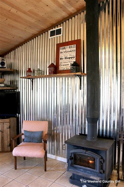 how to build a corrugated metal house|interior corrugated metal.